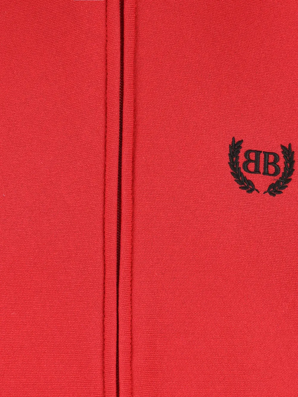Balenciaga Sweater met geborduurd logo en ritssluiting Rood