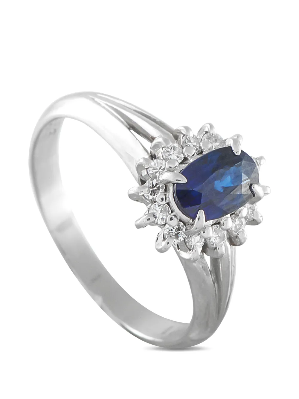 LB Exclusive diamond sapphire ring - Argento