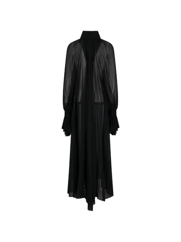 khaite sheer dress Khaite Women's Exclusive Blair Dress - Black