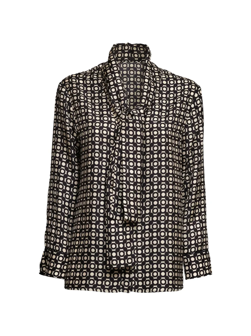 'S Max Mara Vittoria geometric-print shirt - White