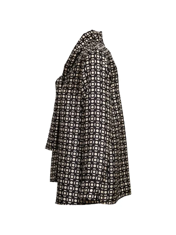 S Max Mara Vittoria ジオメトリックパターン シャツ | ホワイト 