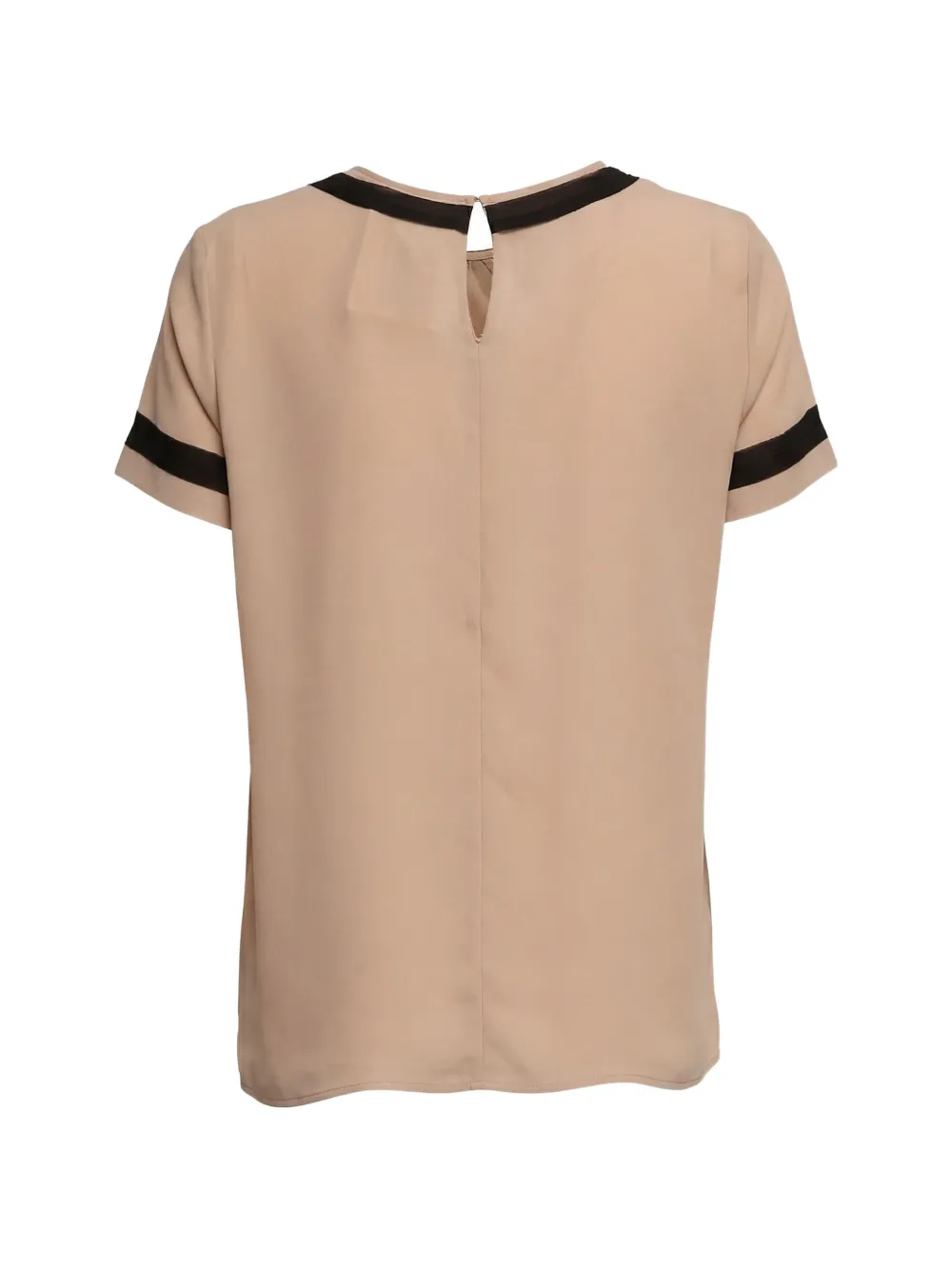 Black-Trims Blouse