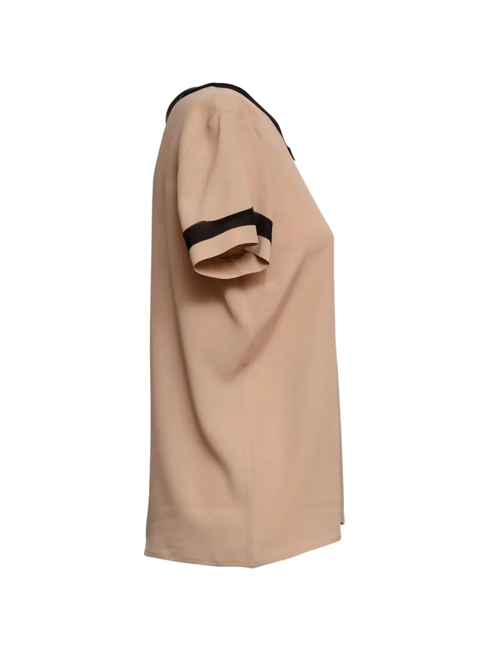 Black-Trims Blouse