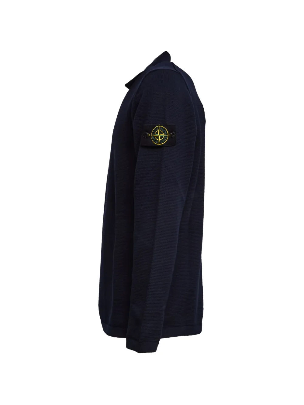 Stone Island Poloshirt met twee knopen Blauw