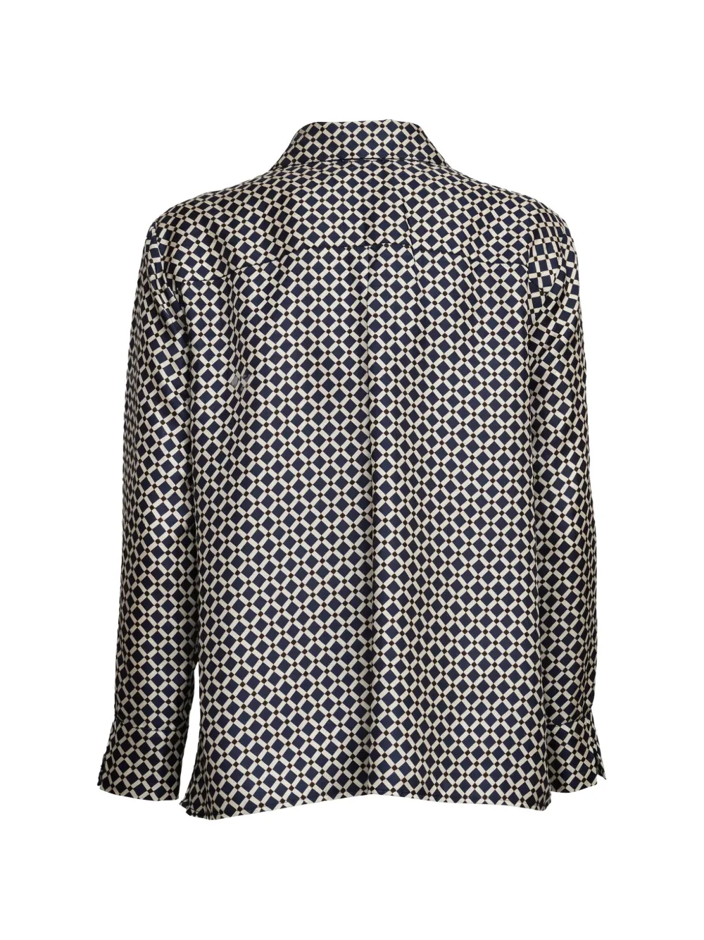 'S Max Mara Vittoria geometric-print shirt - Blauw