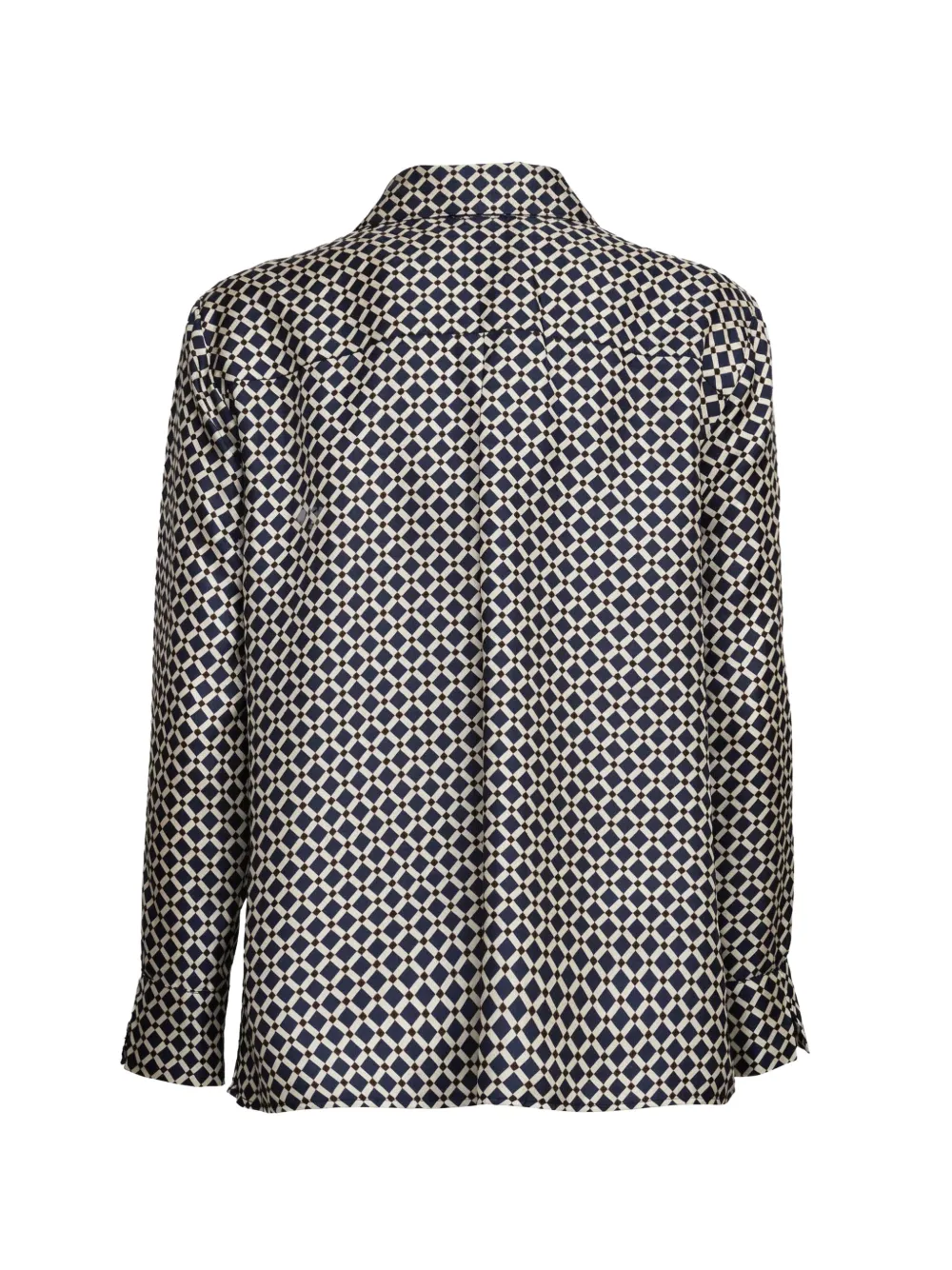 's Max Mara Vittoria Geometric-print Shirt - Blue 