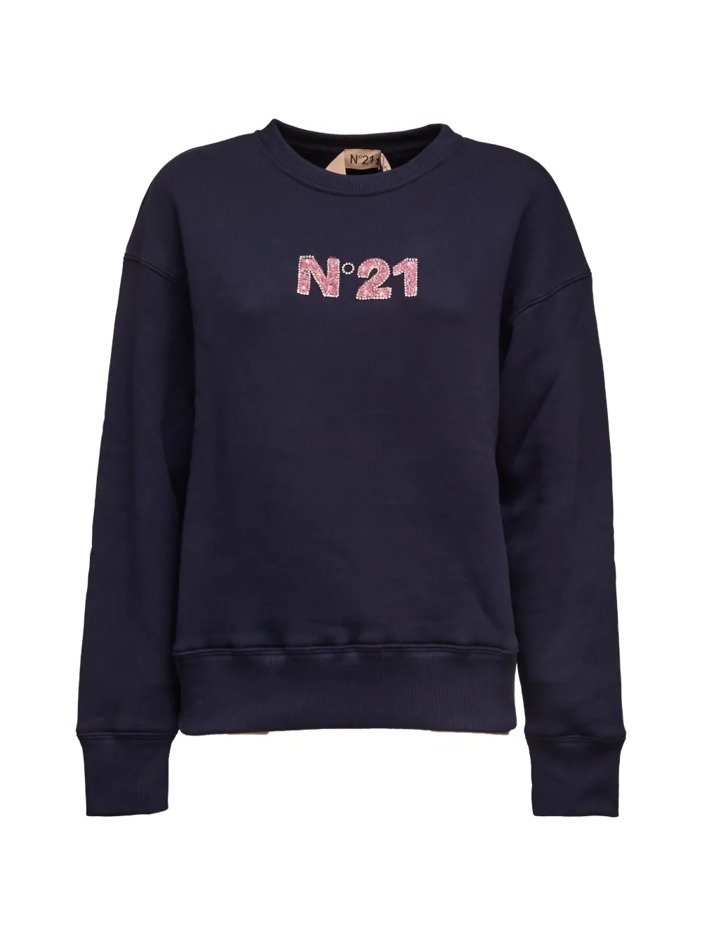 N°21 Logo Embellished Sweatshirt In Blue