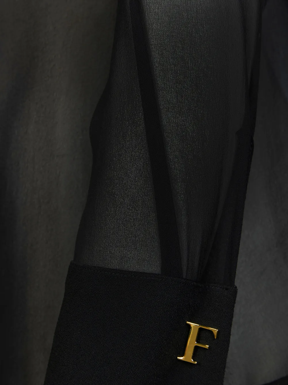 Elisabetta Franchi Gestrikte blouse Zwart