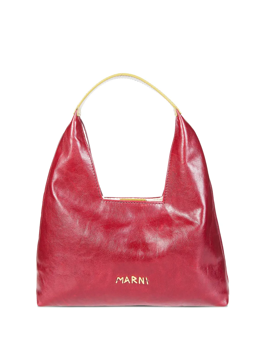Marni mini Trapeze top handle shoulder bag - Rosso
