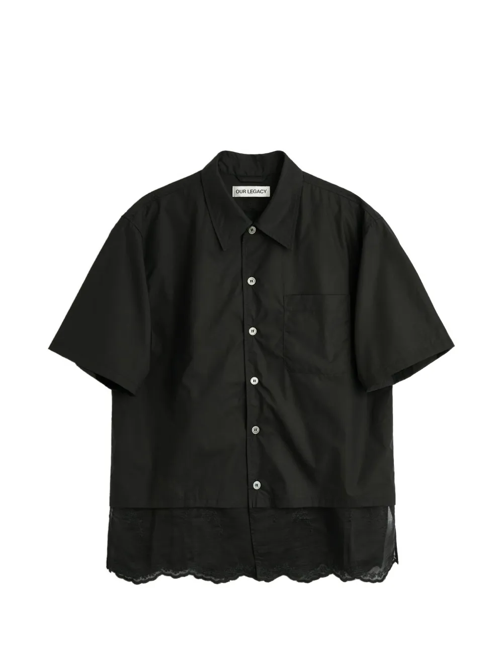 OUR LEGACY pocket lace shirt