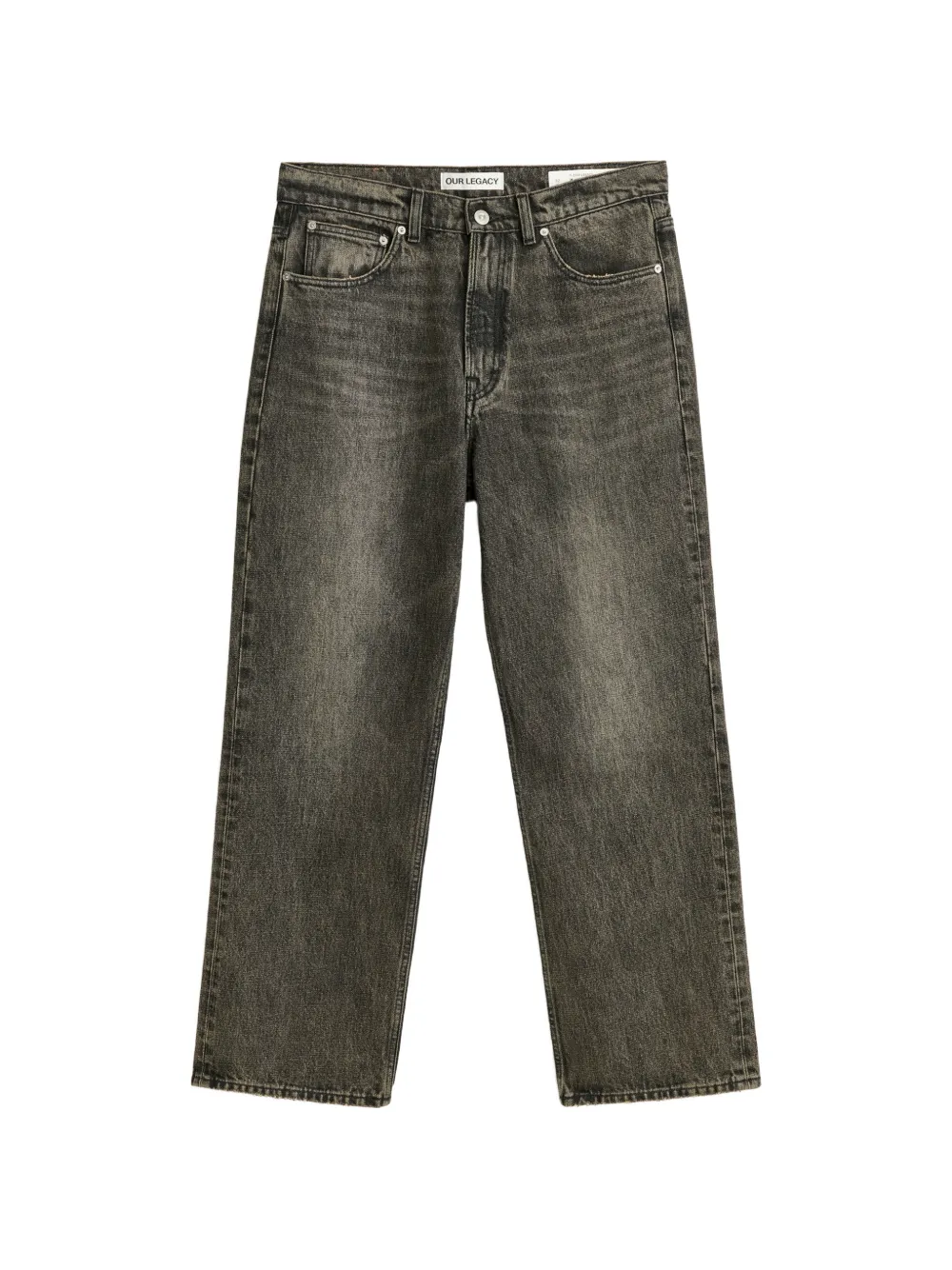 OUR LEGACY dust wash denim jeans - Grigio