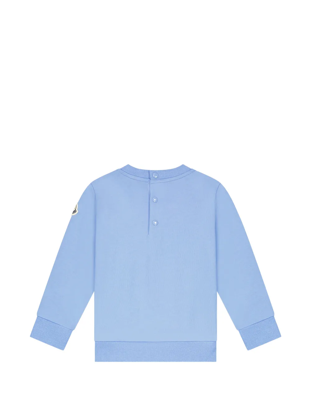  Moncler Enfant Sudadera Con Logo Estampado - Azul 