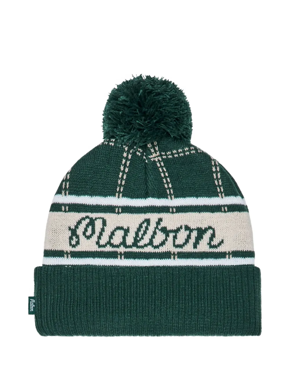 Malbon Golf Holden Pom beanie - Verde
