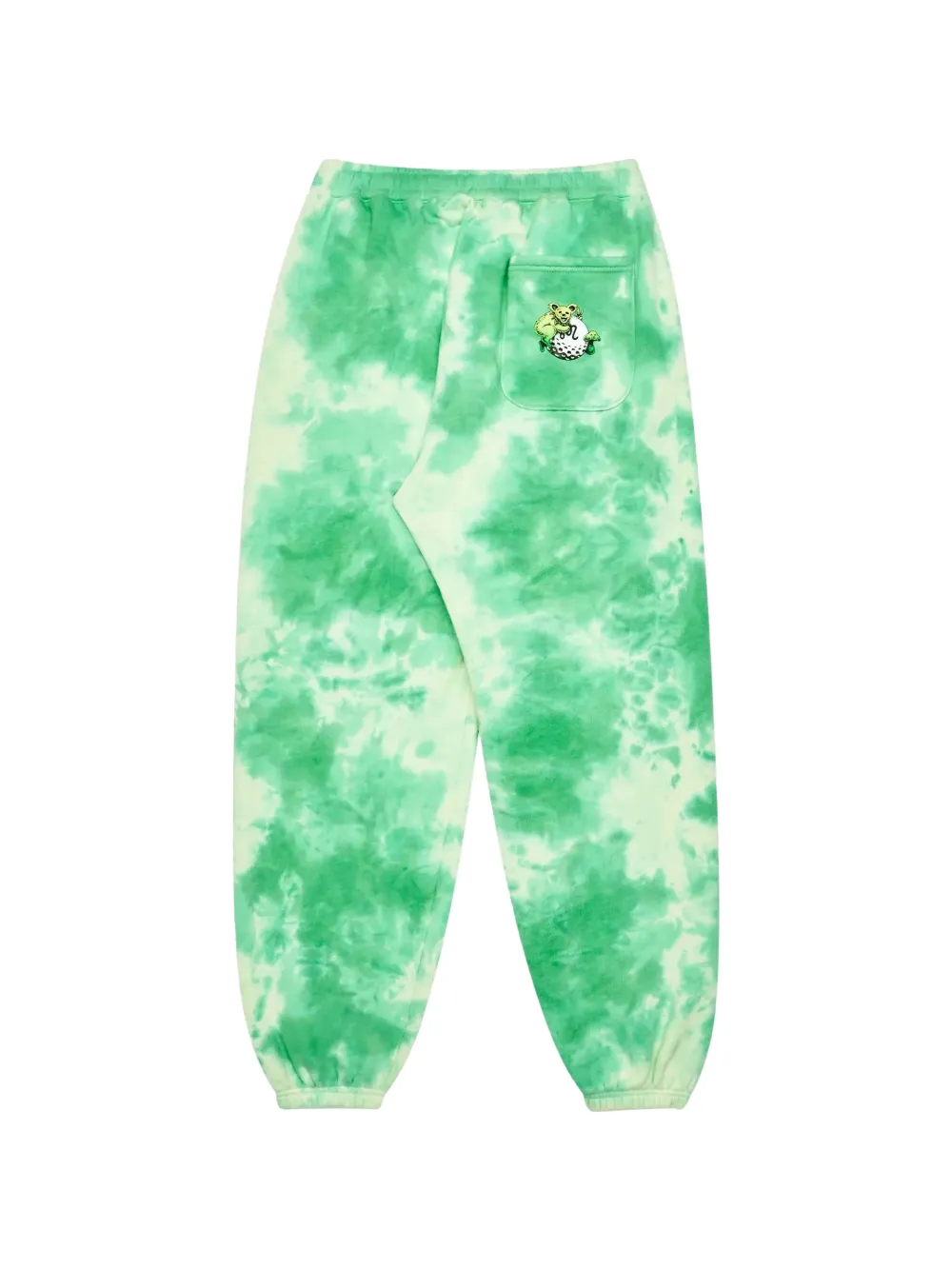 Malbon Golf x Grateful Dead Clubhouse tie-dye performance trousers - Groen