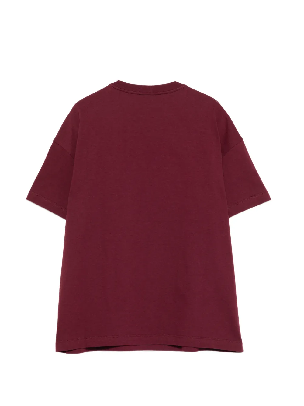Fendi Kids T-shirt met logo Rood