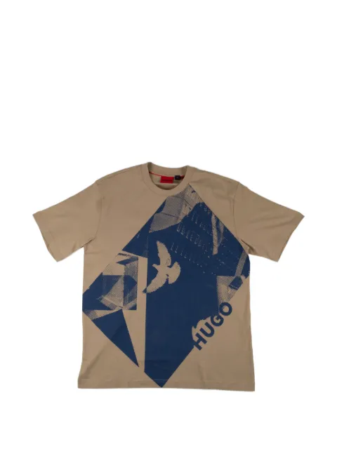 HUGO T-shirt met grafische print