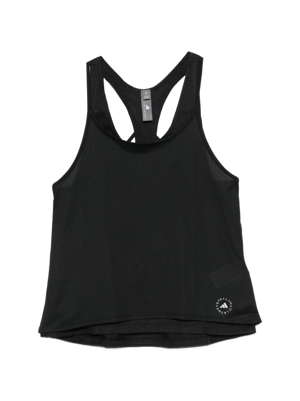 adidas by Stella McCartney layered scoop-neck tank top (set of two) - Nero