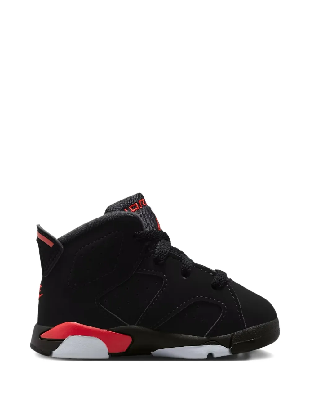 Jordan Kids Air Jordan 6 TD Reverse Infrared sneakers Zwart