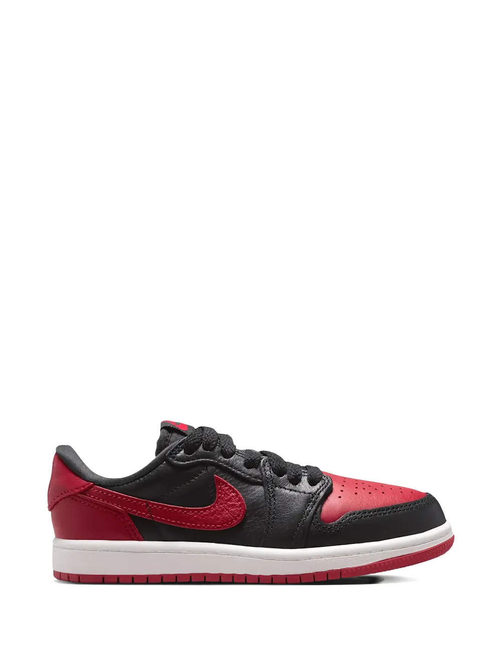 Jordan Kids Air Jordan 1 Low OG "Black Varsity Red Summit White" sneakers Zwart