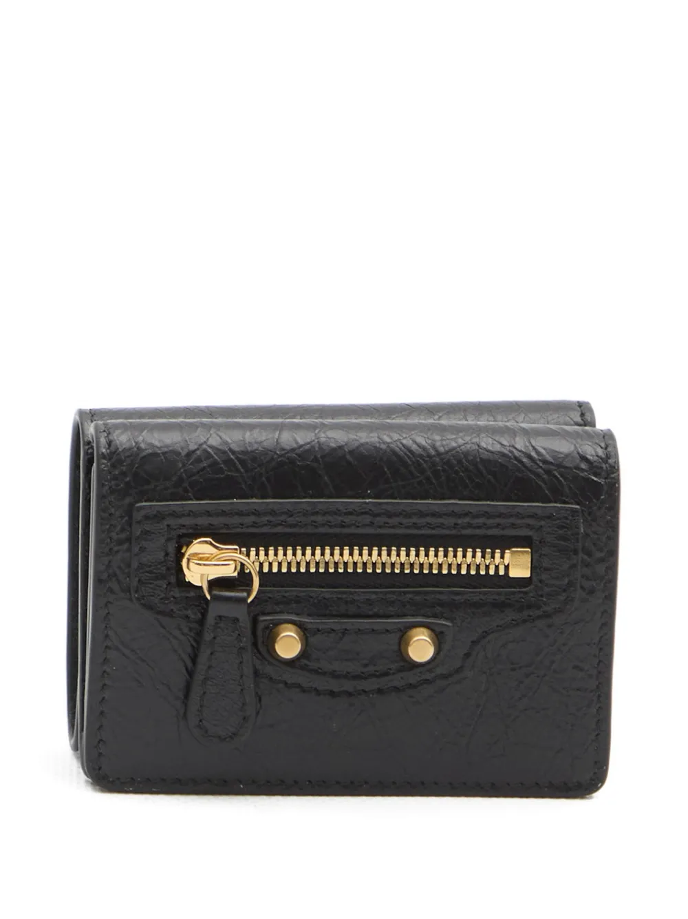 Balenciaga mini City zip wallet - Nero