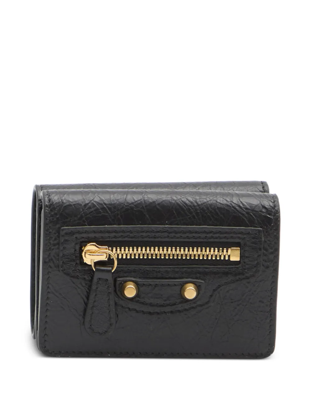 Balenciaga mini City zip wallet - Nero