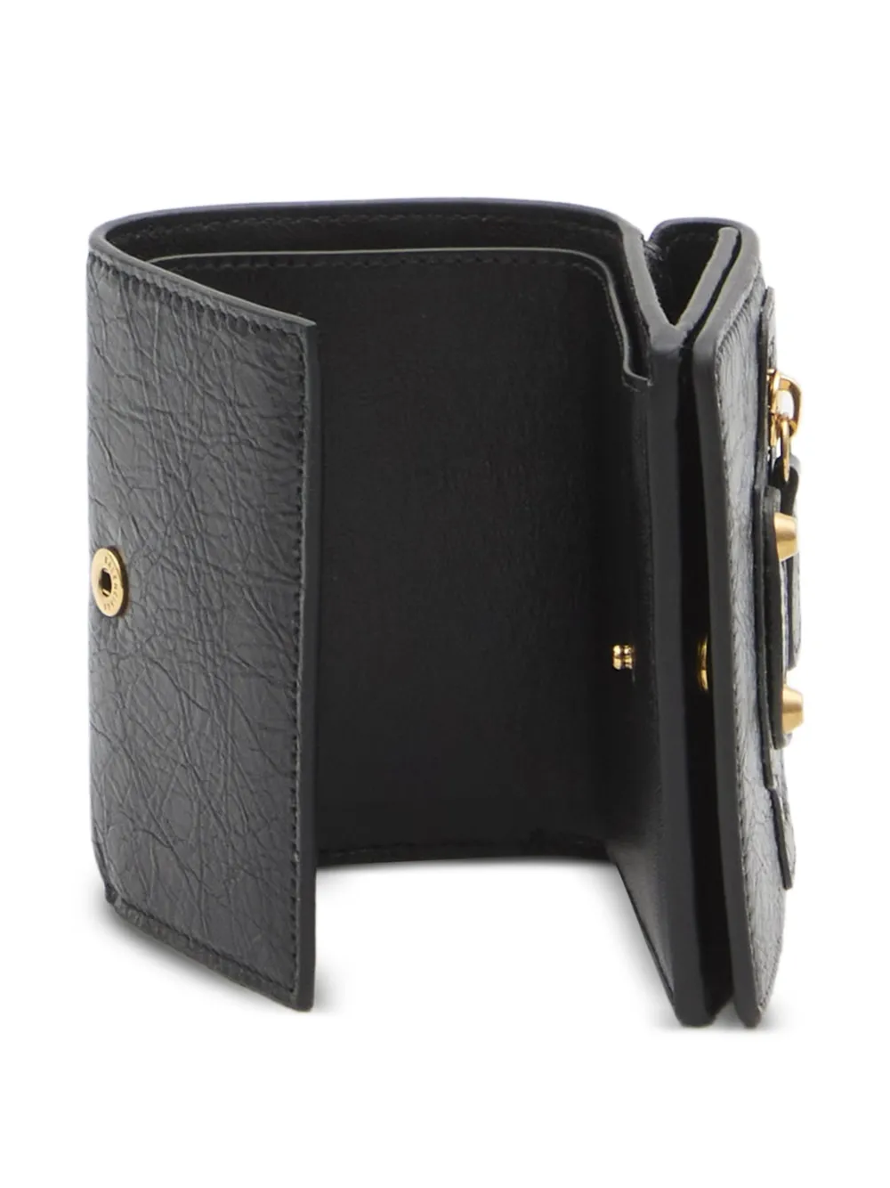 Balenciaga City kleine portemonnee met rits Zwart