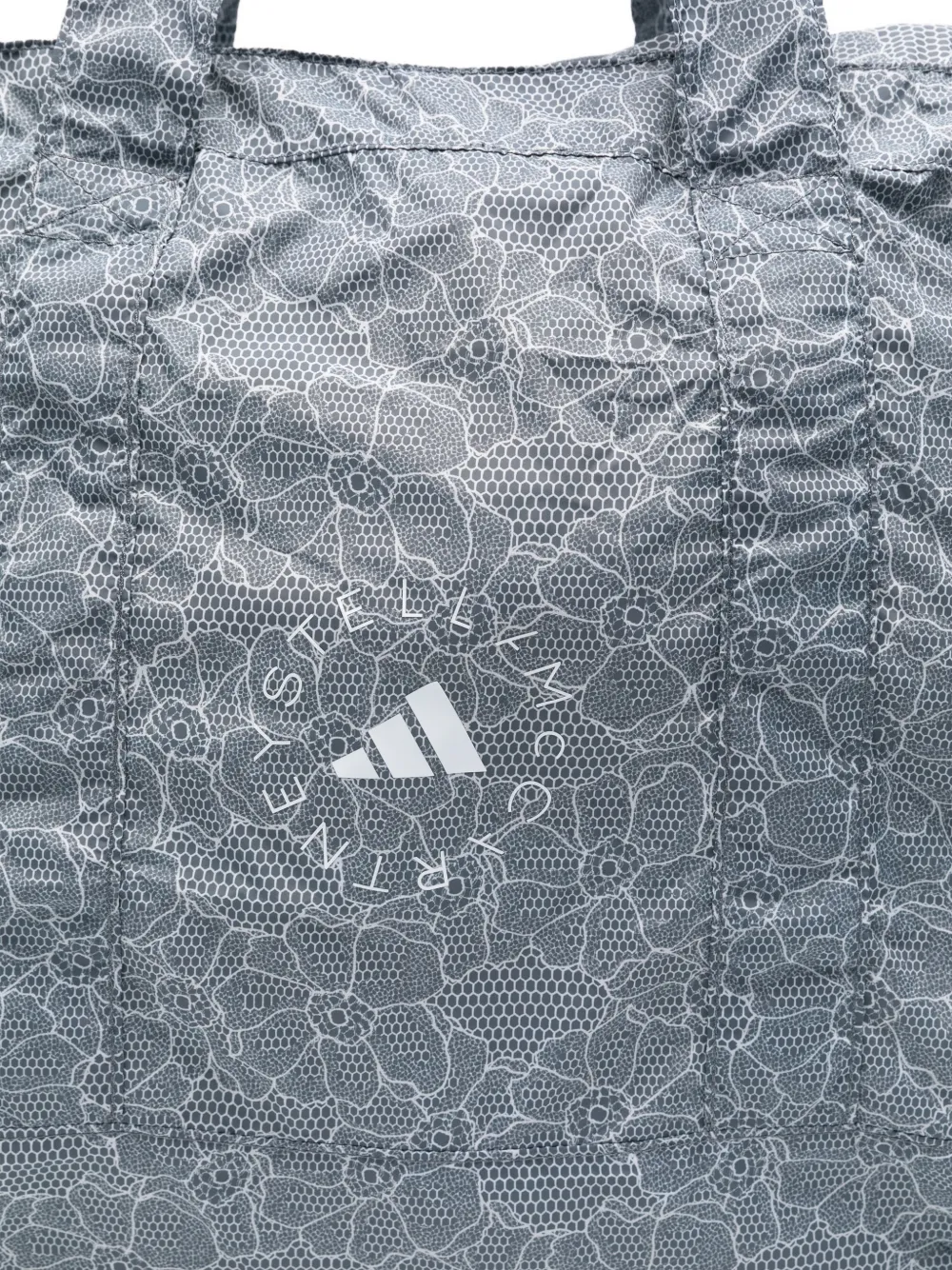 adidas by Stella McCartney Compacte schoudertas met bloemenprint Grijs