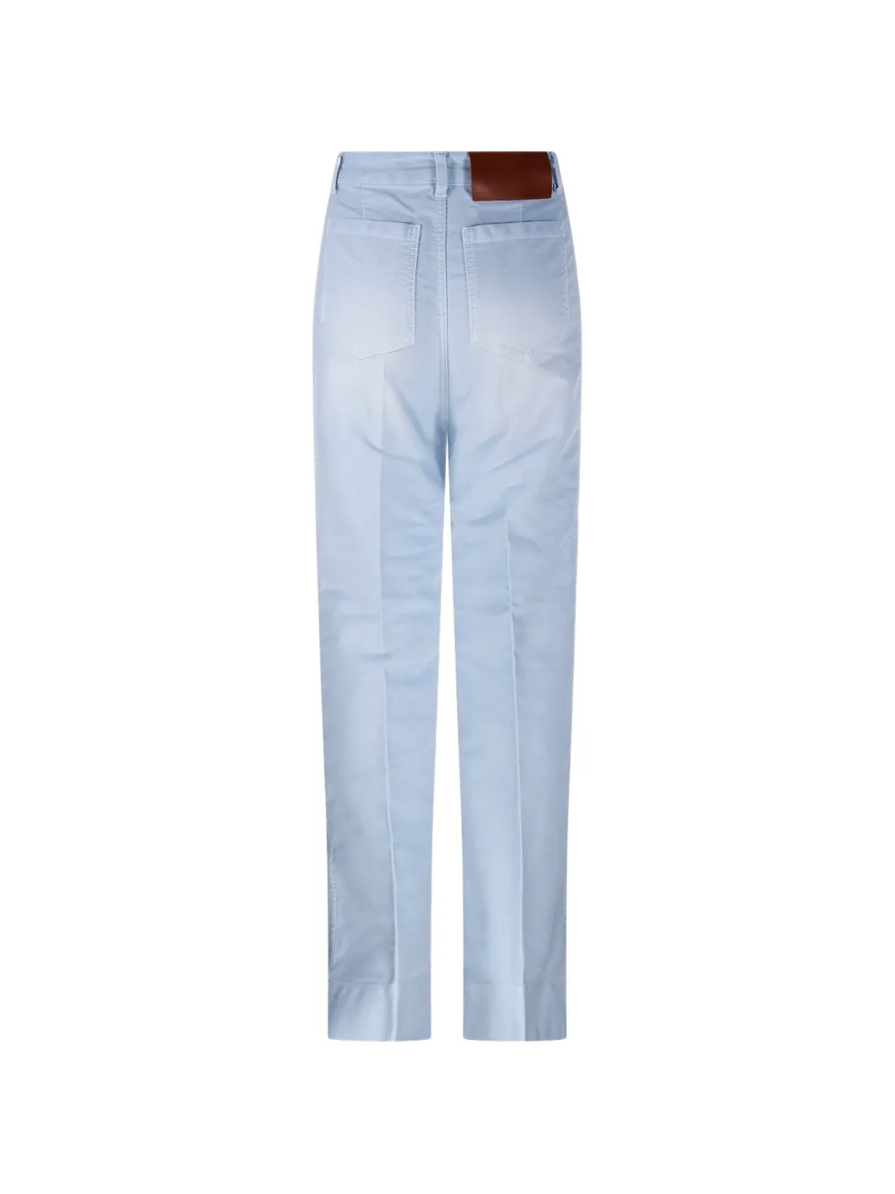 Victoria Beckham Patch-pocket Jeans In Blue