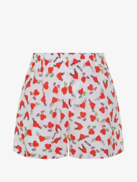Moschino bóxer con motivo de corazón