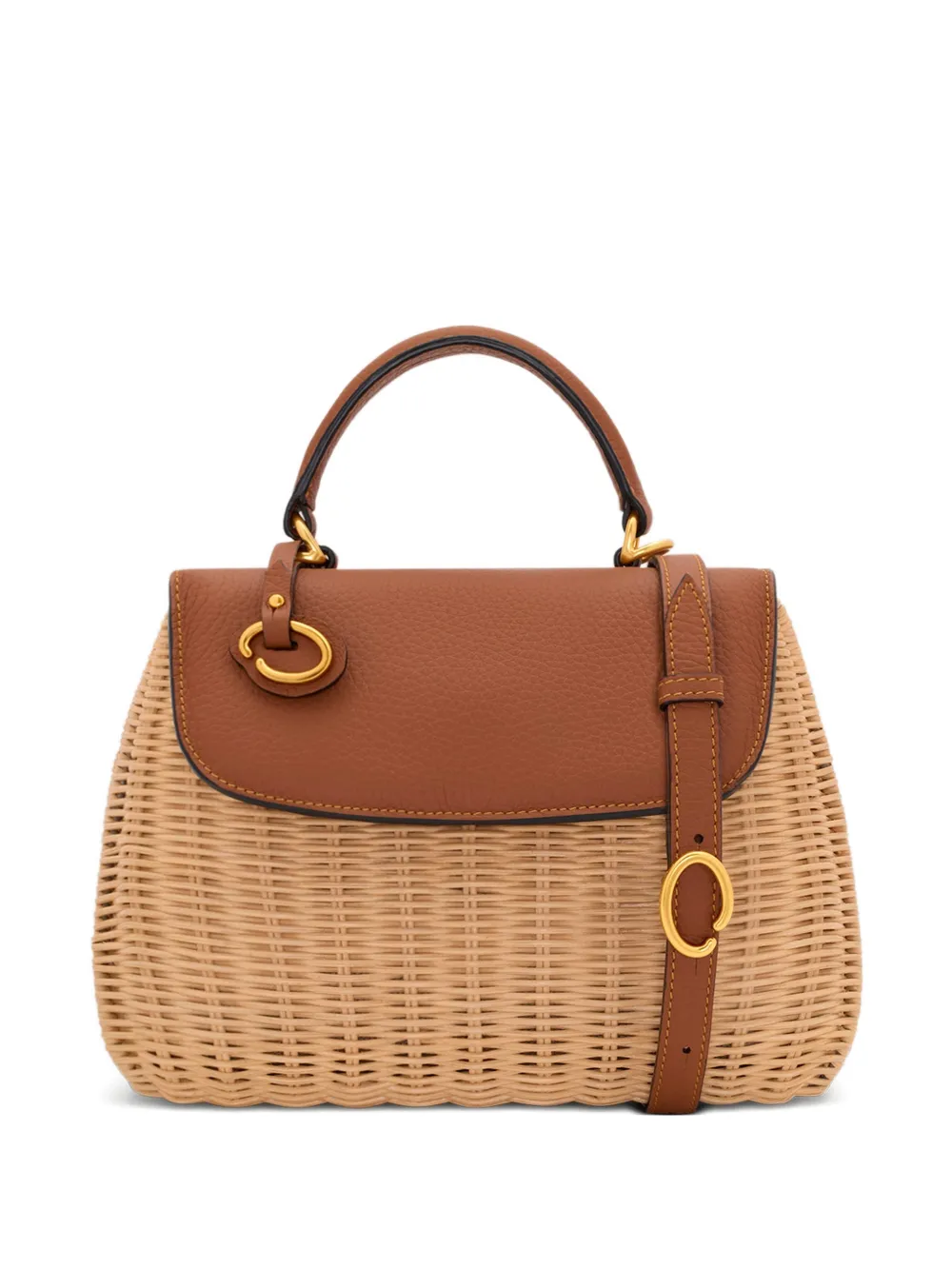 Oscar De La Renta Poppy Tote Bag In Neutral