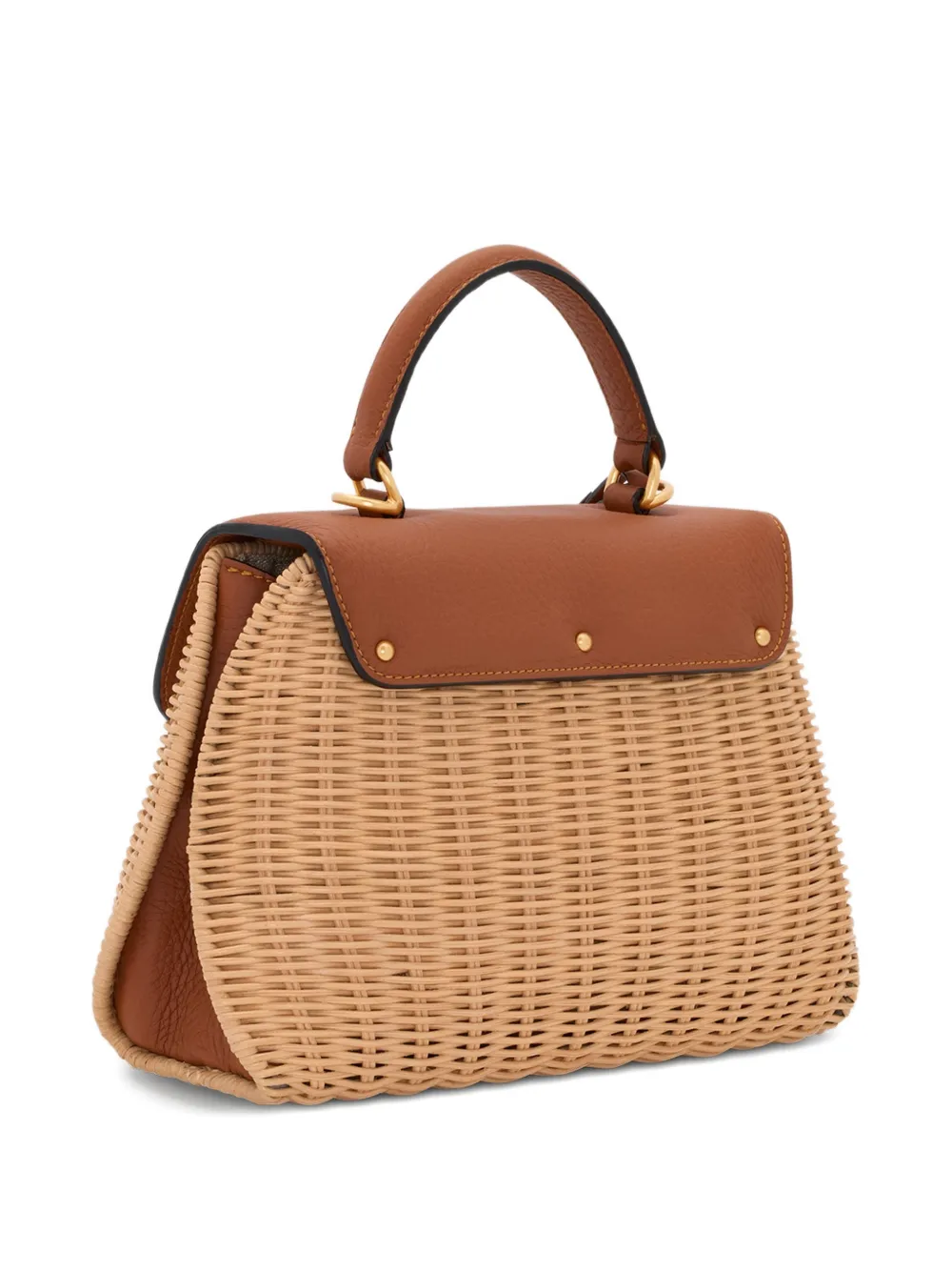  Oscar De La Renta Poppy Tote Bag - Neutrals 