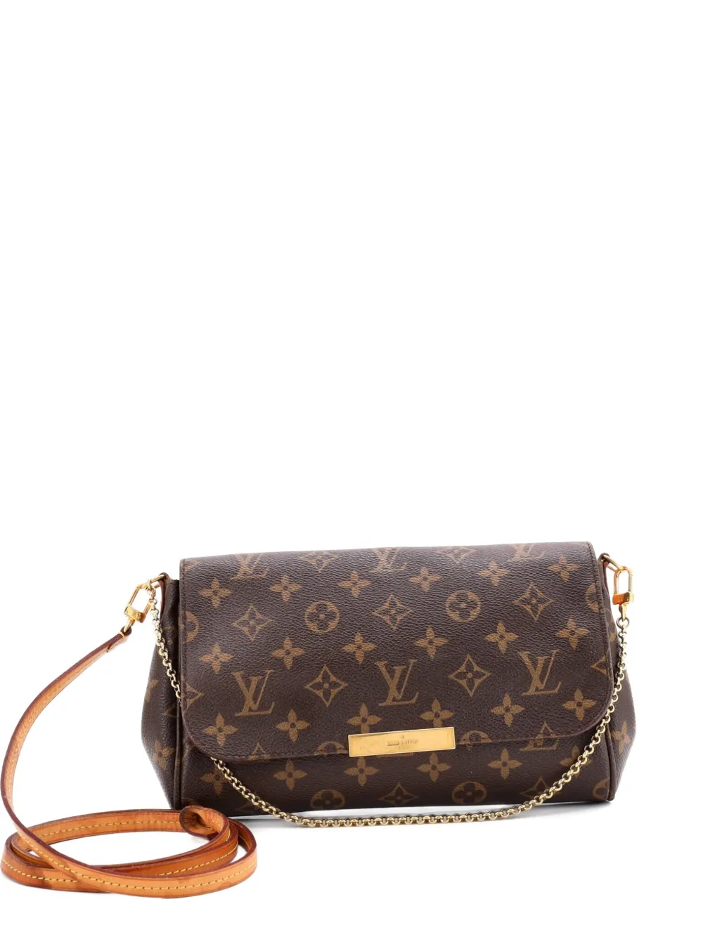 Louis Vuitton Pre-Owned Favorite Handbag Monogram Canvas MM crossbody bag - Marrone