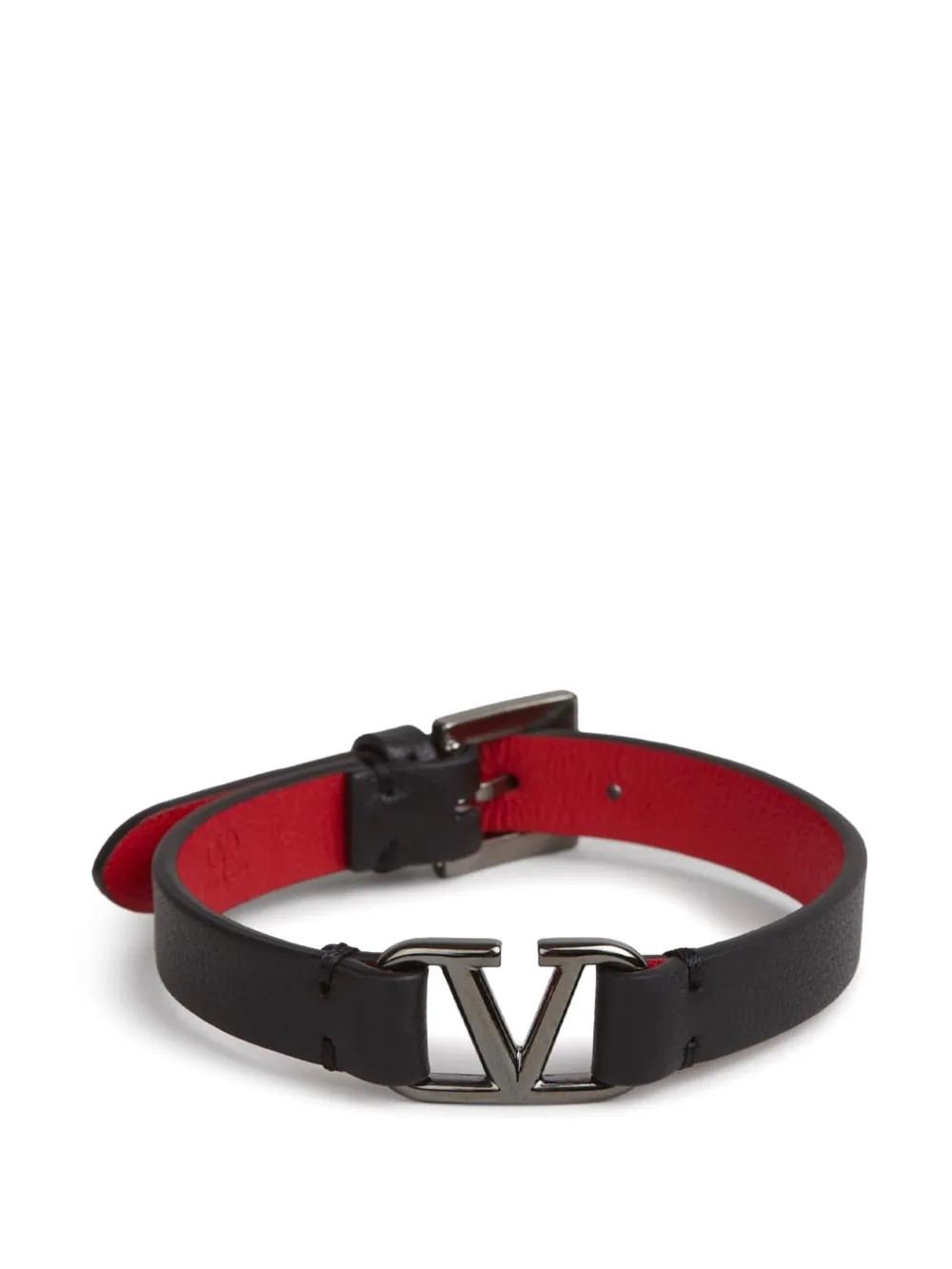 Valentino Garavani Vlogo buckle bracelet - Nero