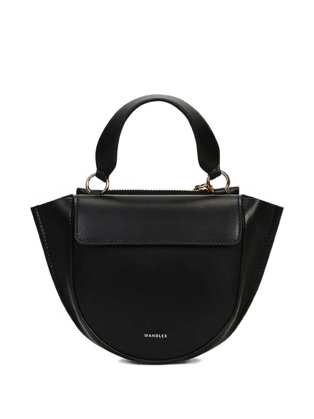 Wandler Hortensia top-handle satchel - Nero