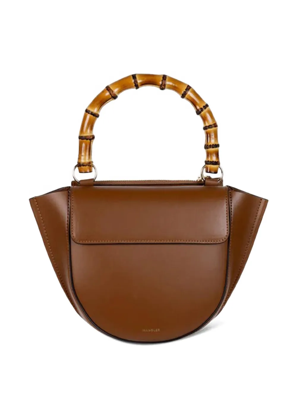Wandler Hortensia bamboo handle bag - Marrone