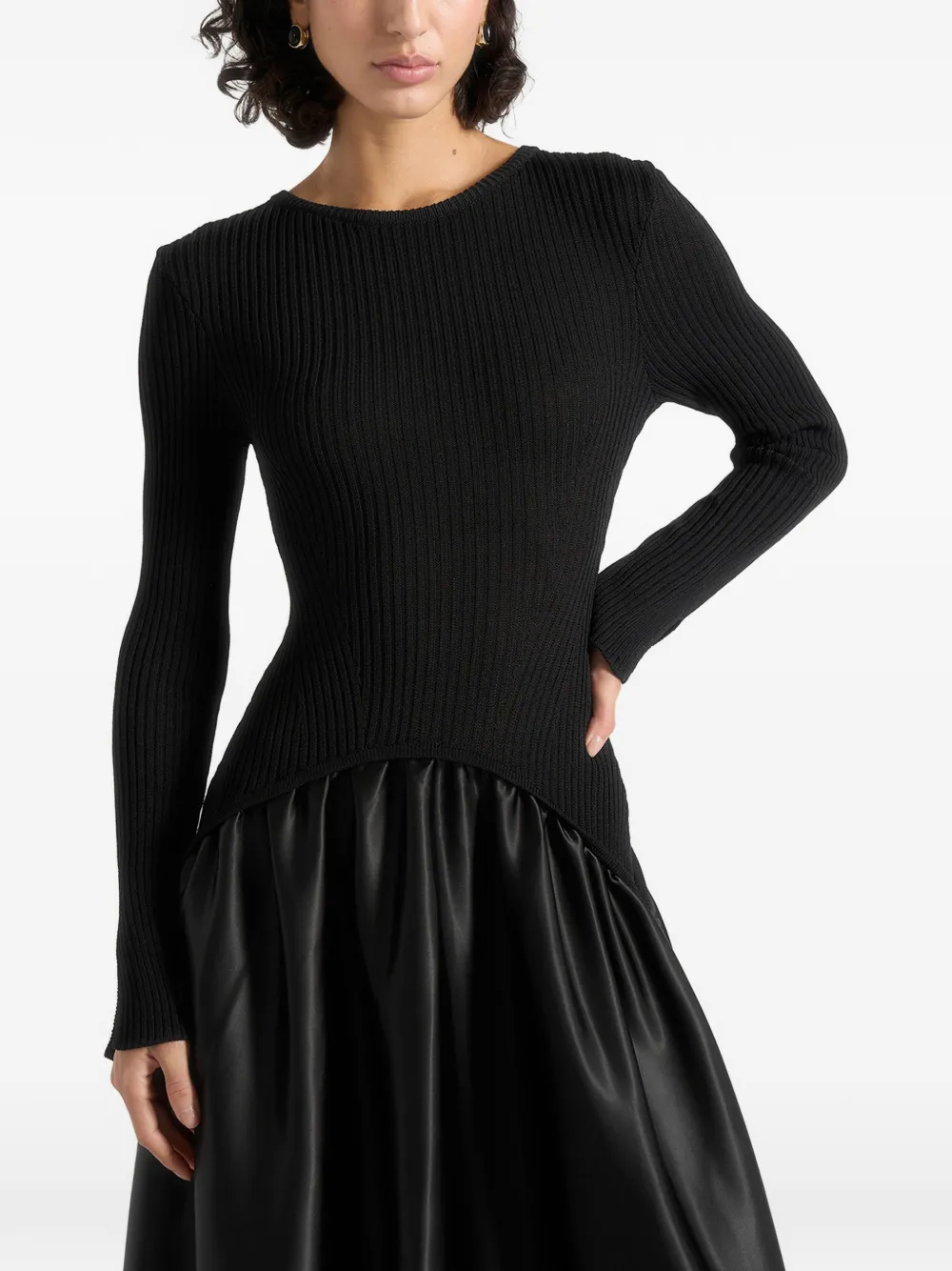 Manière De Voir Adeline maxi-jurk Zwart