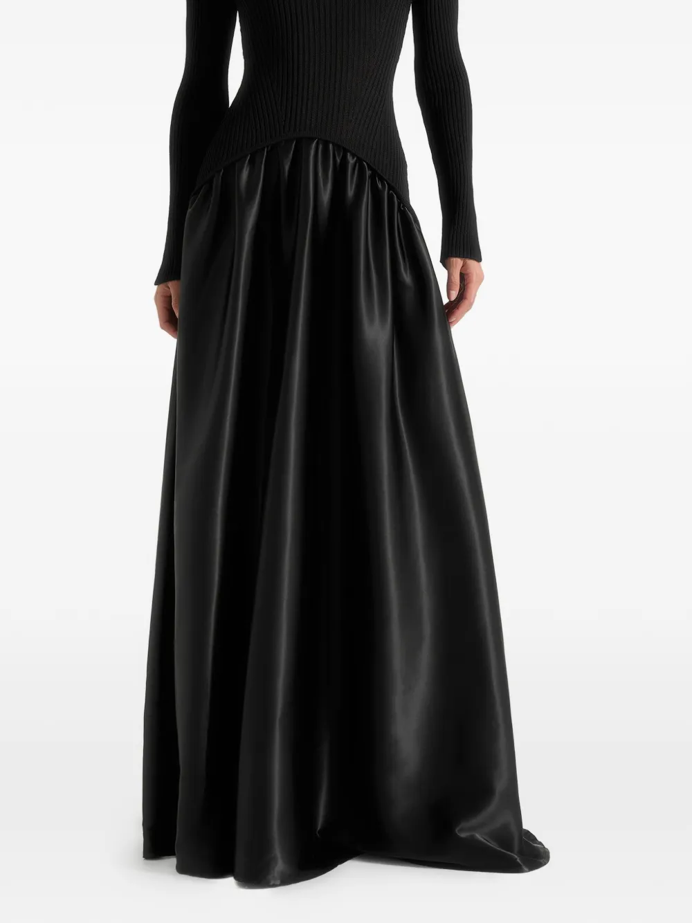 Manière De Voir Adeline maxi-jurk Zwart
