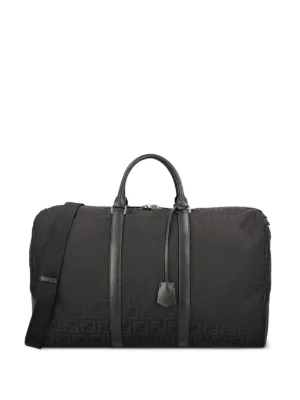 Prada サフィアーノレザー ボストンバッグ | ブラック | FARFETCH JP