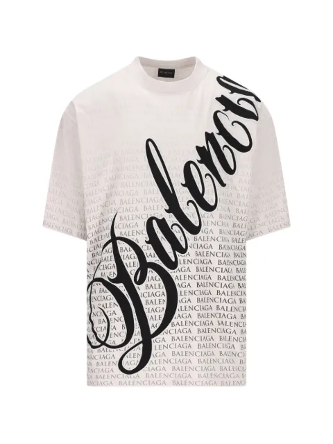 Balenciaga t-shirt à logo imprimé