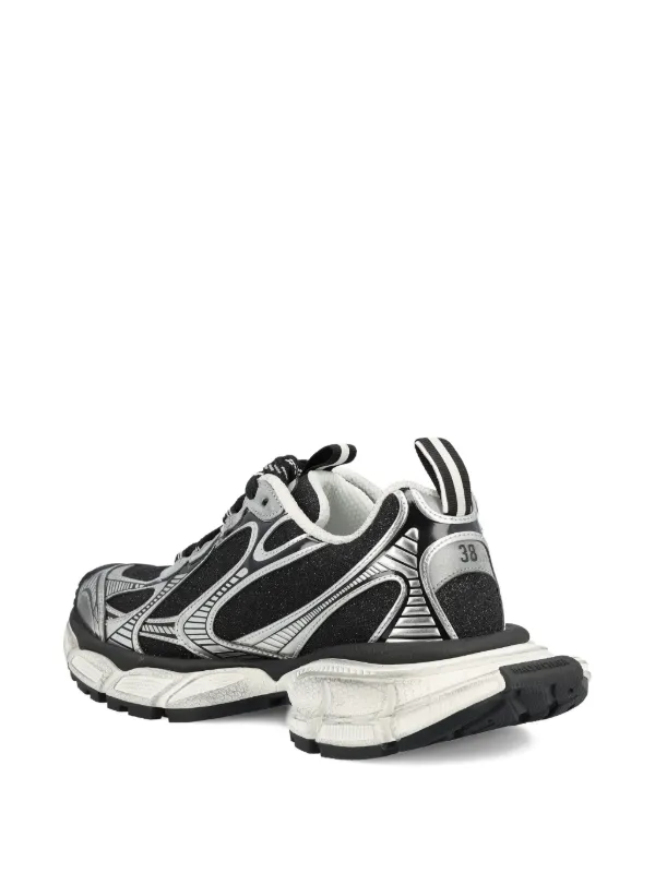 Balenciaga Panelled Sneakers | Black | FARFETCH ZA