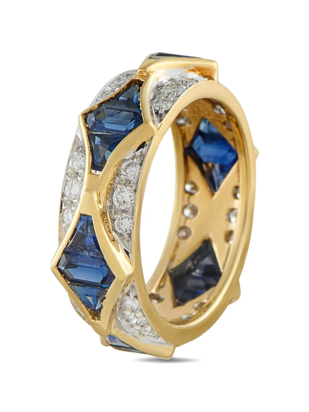 LB Exclusive sapphire diamond ring - Gold