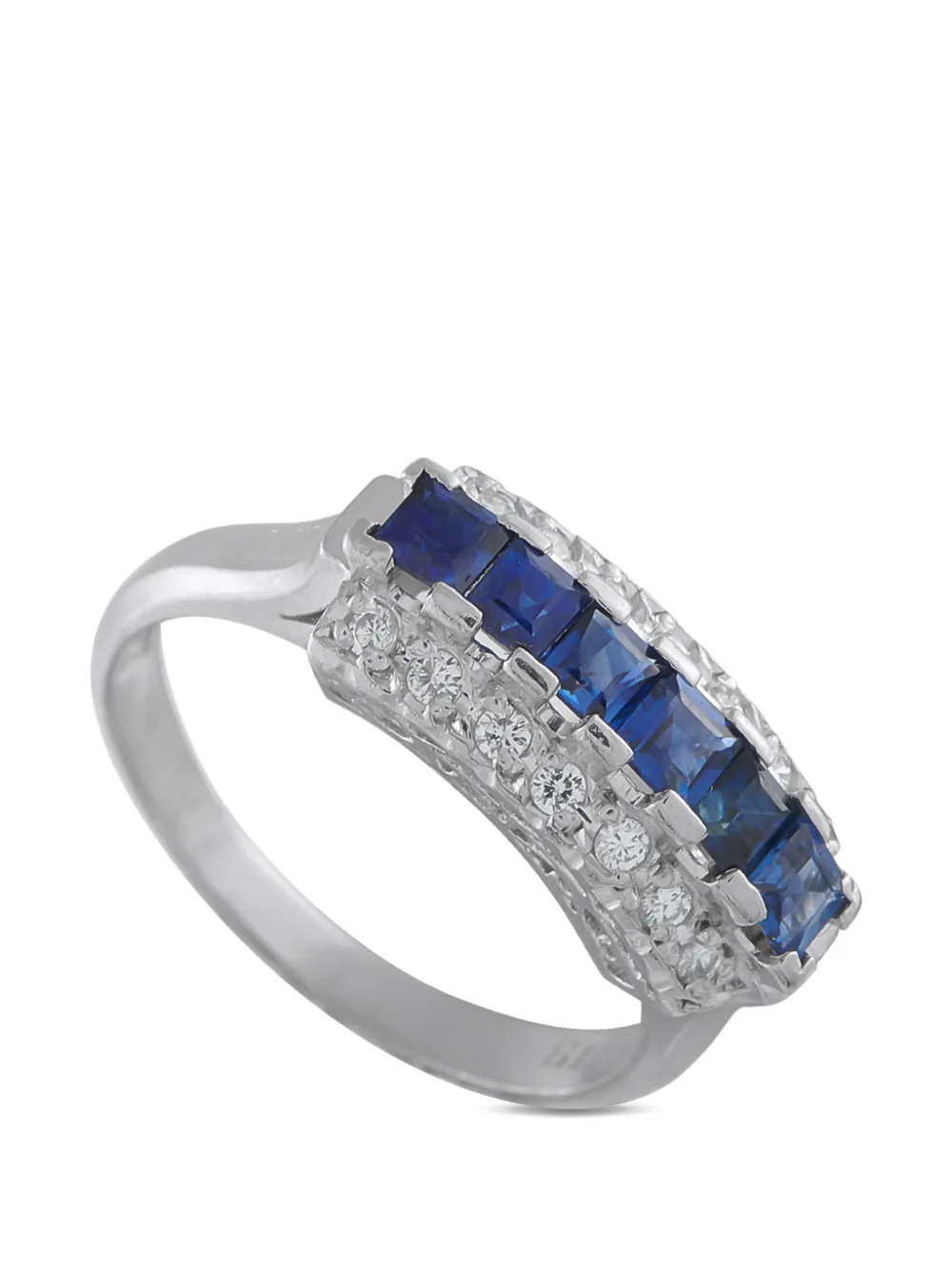 LB Exclusive sapphire diamond ring - Argento