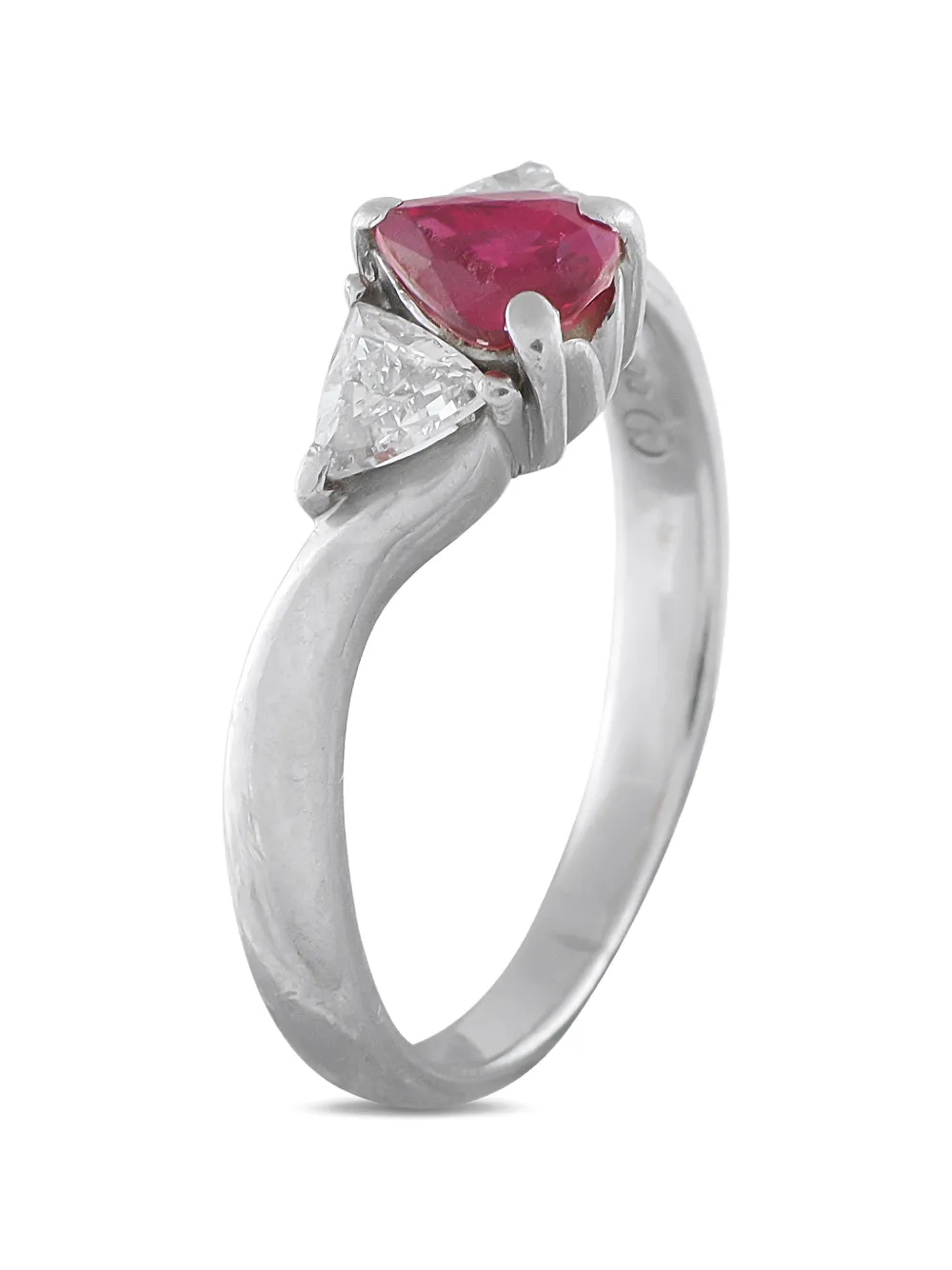 LB Exclusive diamond ruby ring - Silber