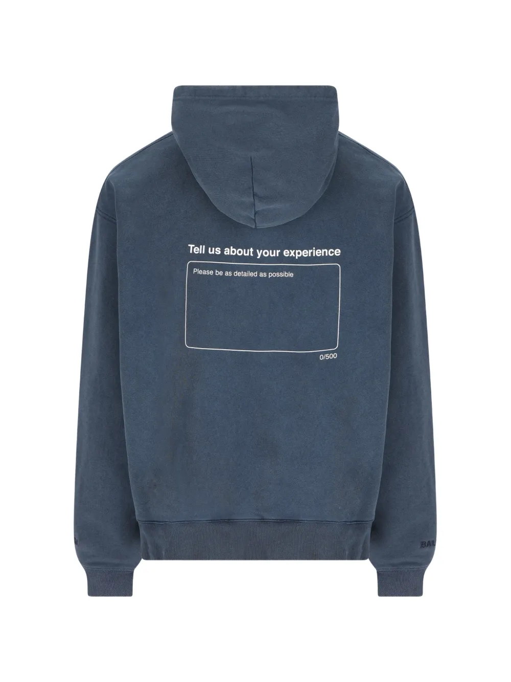 Balenciaga Hoodie met grafische print Blauw