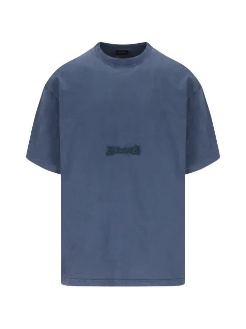 Balenciaga logo-embroidery T-shirt