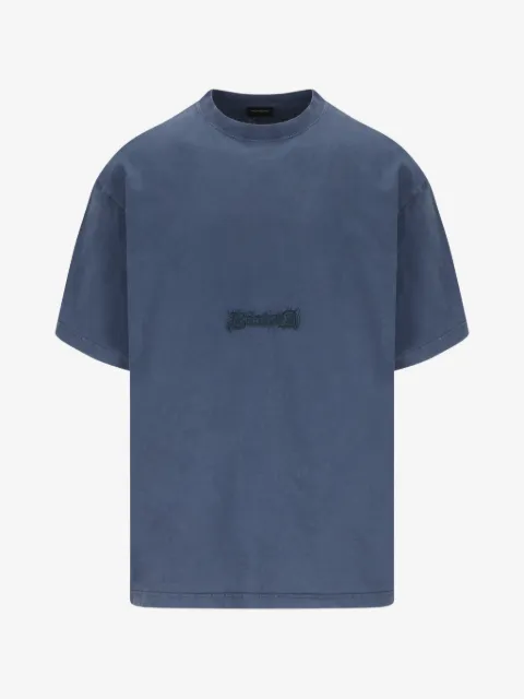 Balenciaga logo-embroidery T-shirt