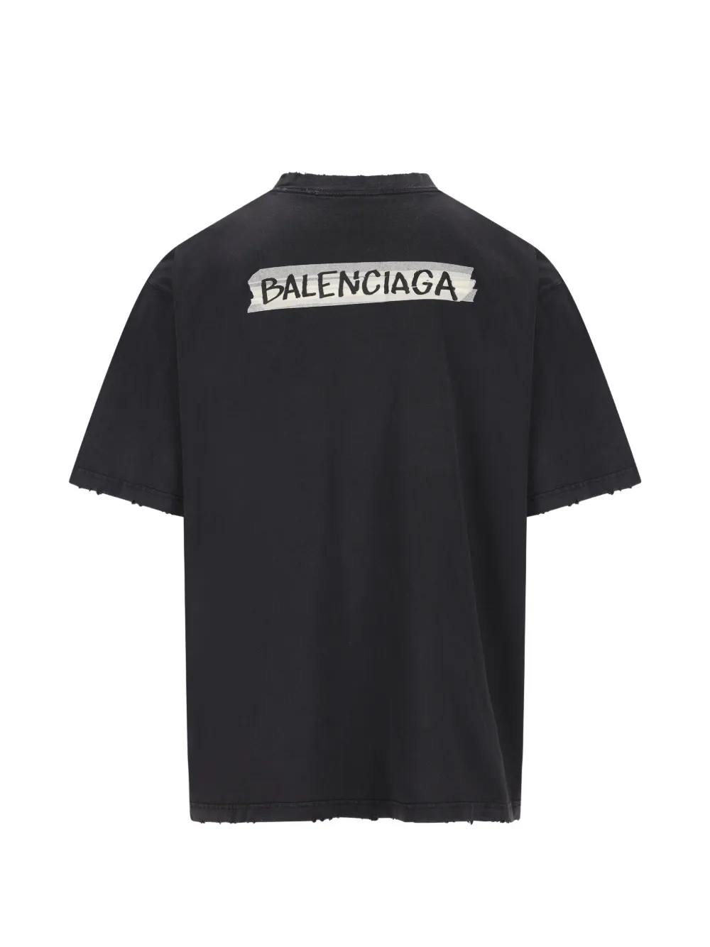Balenciaga graphic T-shirt - Zwart
