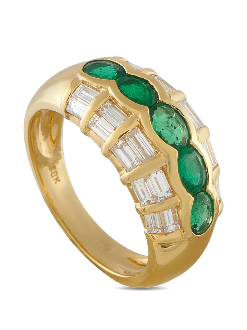 LB Exclusive diamond emerald ring - Oro