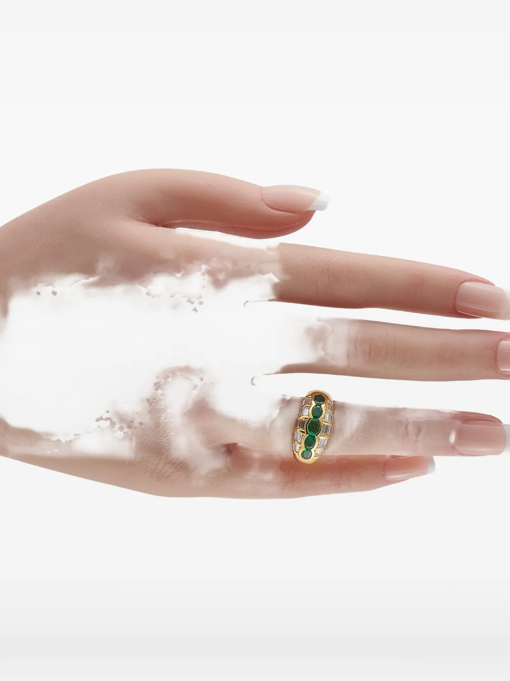 LB Exclusive diamond emerald ring - Oro