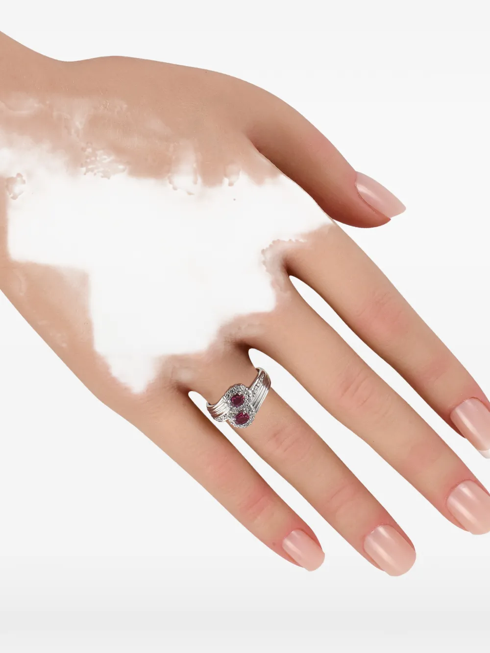 LB Exclusive diamond ruby ring - Argento